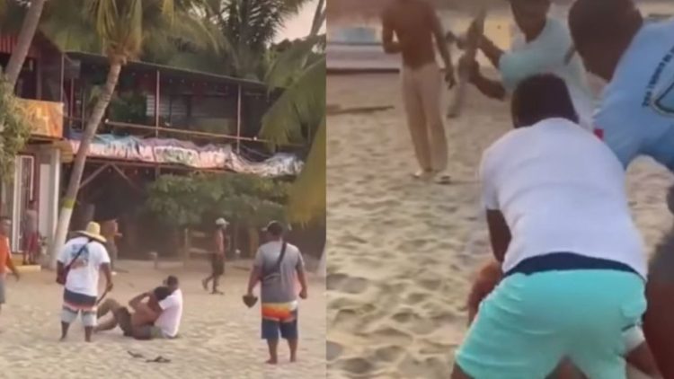 Captan “campal” entre turistas y residentes de Puerto Escondido