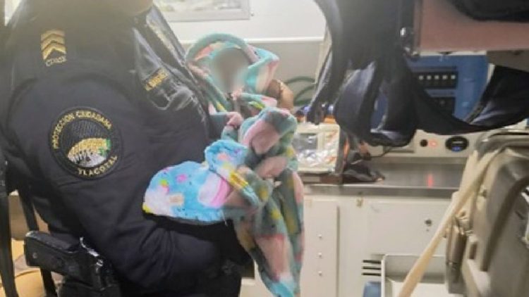 Policías auxilian nacimiento de un bebé en calles de Iztacalco