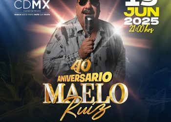 MAELO RUIZ celebrará sus 4 décadas de trayectoria en la ARENA CDMX