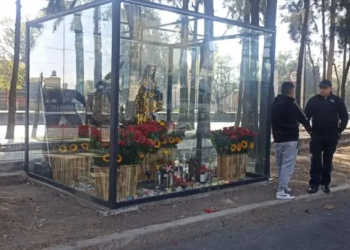 En febrero volvería a instalarse en CDMX el altar satánico y de la Santa Muerte