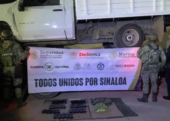Aseguran camionetas, cargadores y cartuchos en Navolato, Sinaloa