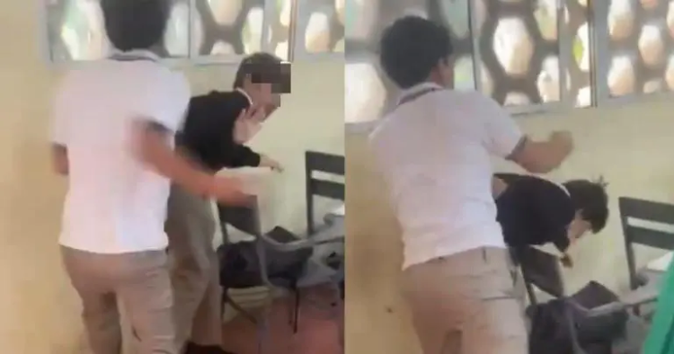 Estudiante de secundaria en Guasave golpea brutalmente a compañero en salón de clases