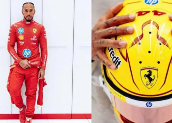 Lewis Hamilton rueda por primera vez con Ferrari