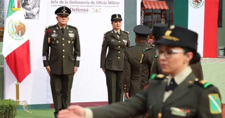 Mariana de la Cruz Sánchez, primera mujer al frente de la Defensoría de Oficio Militar de la Sedena