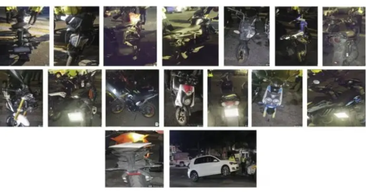 SSC remite 15 motos tras rodada en Benito Juárez; aplican 20 infracciones