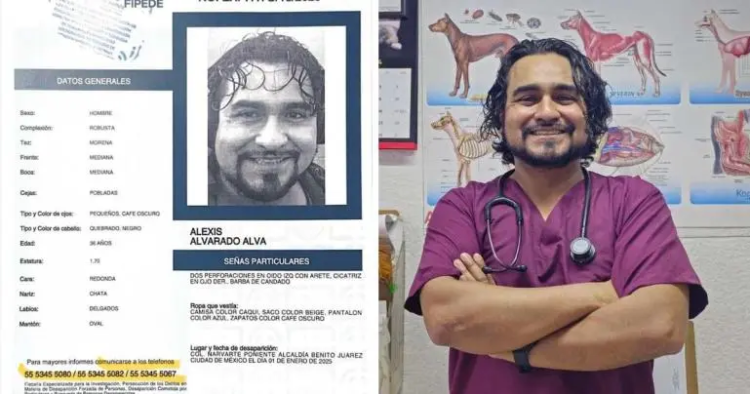 Buscan a Alexis Alvarado Alva, veterinario desaparecido en la Narvarte