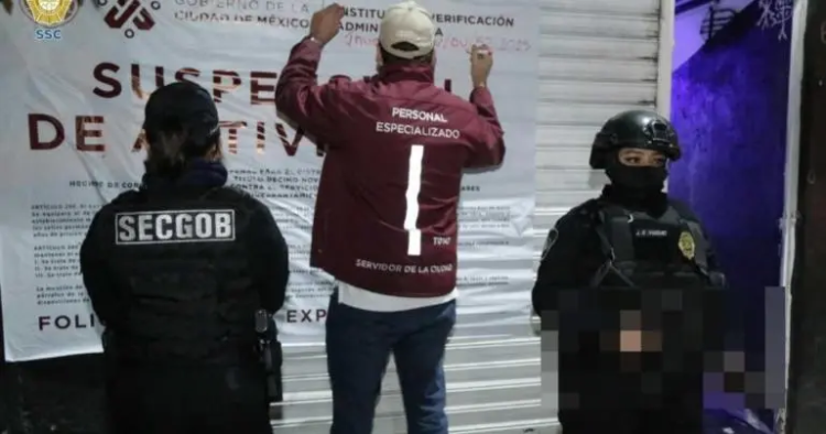 Suspenden 7 puntos de venta de alcohol en Azcapotzalco durante operativo