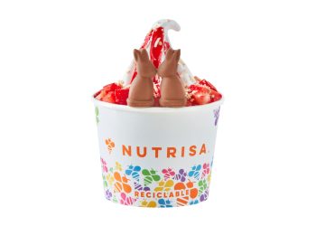 Mini conejitos de chocolate saltan al helado de Nutrisa