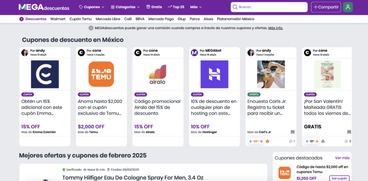 Auge de los cupones de descuento en México: 7 de cada 10 compradores buscan promociones antes de comprar