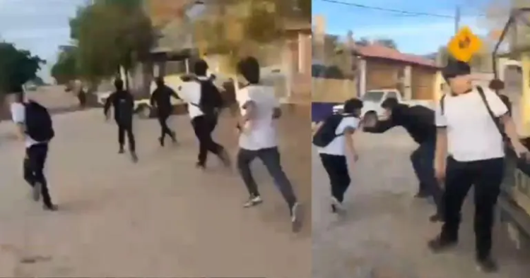 Estudiantes de preparatoria huyen de balacera en Culiacán, Sinaloa