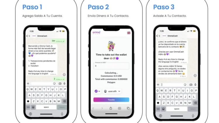 OmmaCash: plataforma mexicana para enviar remesas desde EE.UU. por WhatsApp