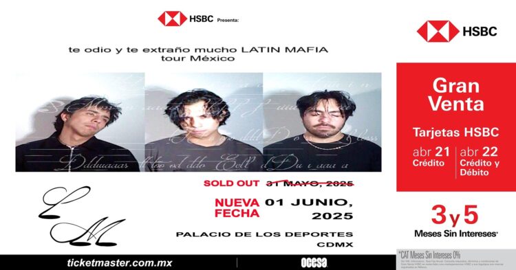 Latin Mafia anuncia su segunda fecha en Ciudad de México