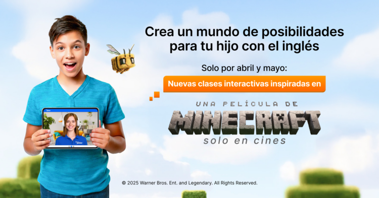 Open English y Warner Bros. Pictures se asocian en el lanzamiento de ‘Una película de Minecraft’