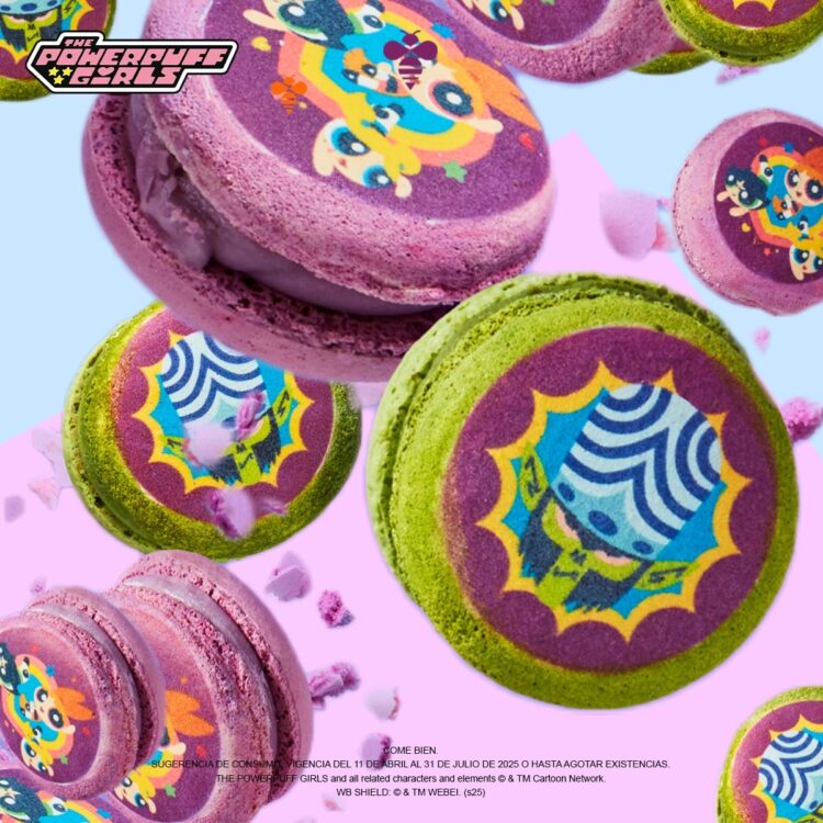 Llegaron a Nutrisa los macarrones inspirados en Las Chicas Superpoderosas