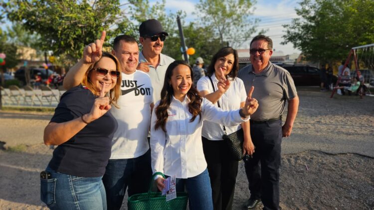 Olivia Aguirre cerró campaña en Ciudad Juárez con un llamado a sacudir el sistema judicial