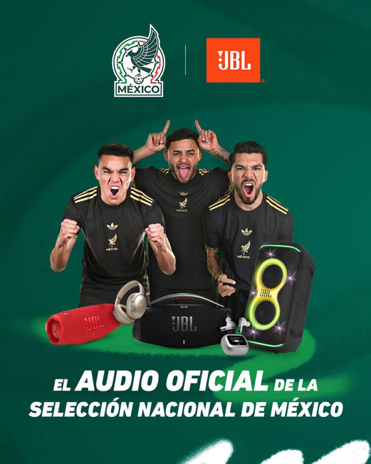 JBL, el nuevo Audio Oficial de la Selección Nacional de México de futbol rumbo al 2026