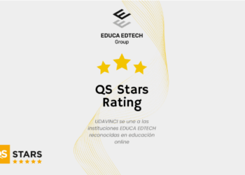 UDAVINCI alcanza las 5 estrellas en QS y refuerza la posición global de EDUCA EDTECH Group