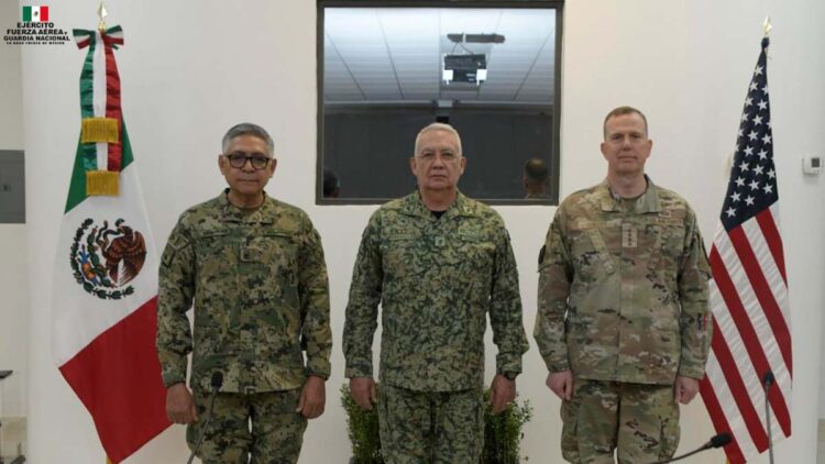 Fuerzas armadas mexicanas y Comando Norte de EE. UU. sostienen encuentro para reforzar seguridad en la frontera