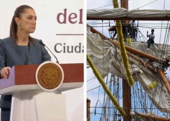 Sheinbaum: autoridades investigan choque del buque Cuauhtémoc; “hay hipótesis, pero esperaremos investigaciones”