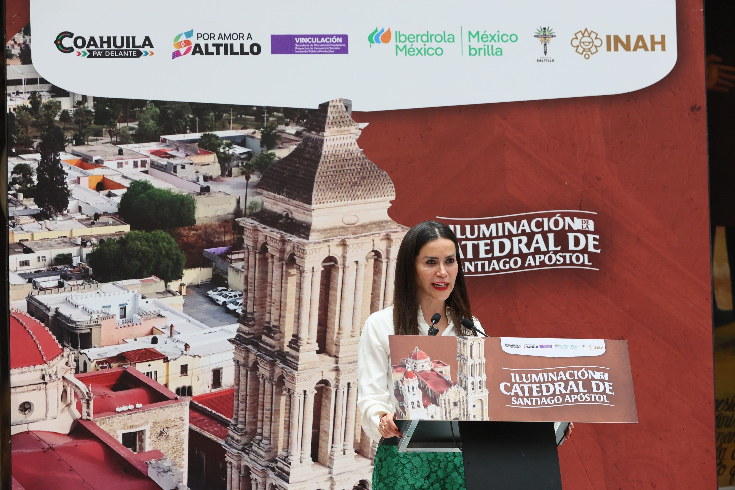 Iberdrola México y Gobierno de Coahuila presentan proyecto para iluminar la Catedral de Saltillo