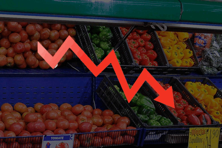 Inflación desacelera a 4.51% en primera quincena de junio.