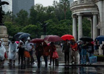 Se esperan  chubascos y lluvias puntuales fuertes
