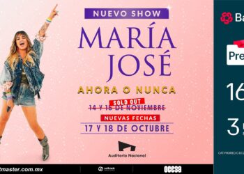 María José suma dos fechas más a su nueva gira “Ahora o Nunca”