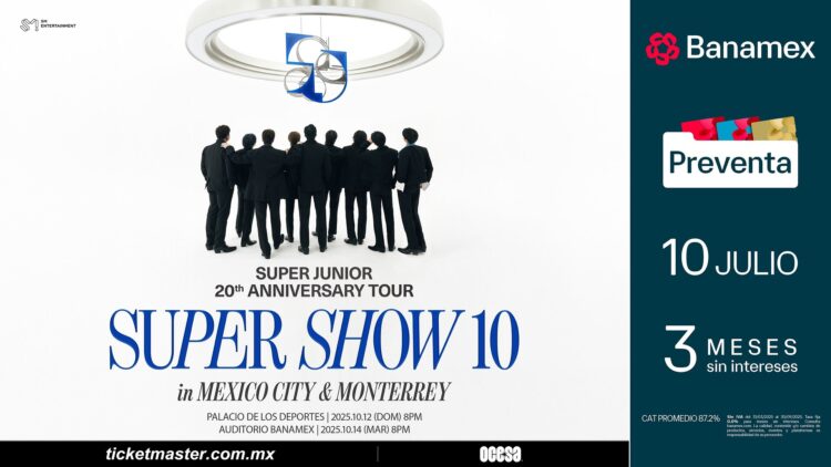 SUPER JUNIOR presenta su 20th ANNIVERSARY TOUR
