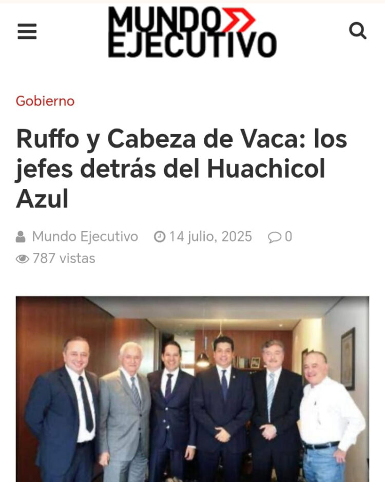 Ruffo y Cabeza de Vaca: los jefes detrás del “Huachicol Azul”