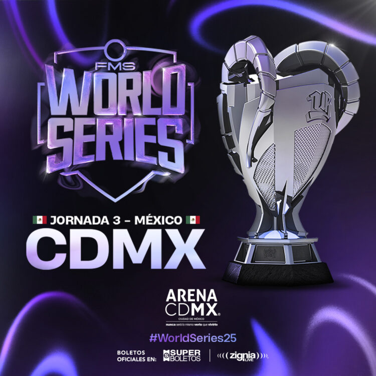 Para los amantes del rap, la FMS WORLD SERIES se presentará en la Arena CDMX