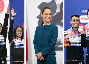 Claudia Sheinbaum reconoce a medallistas mexicanos en el Mundial de Clavados 2025