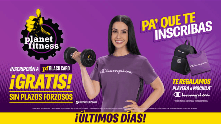 Planet Fitness® y Lupita Villalobos motivan a retomar la rutina en un gimnasio sin juicio