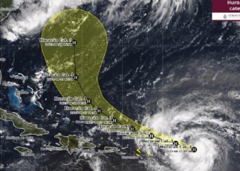 Huracán Erin se intensifica a categoría 1, el primero de la temporada en el Atlántico