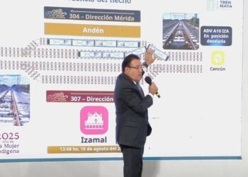 “Es una anomalía que se debe analizar”: director del Tren Maya niega descarrilamiento en la estación Izamal