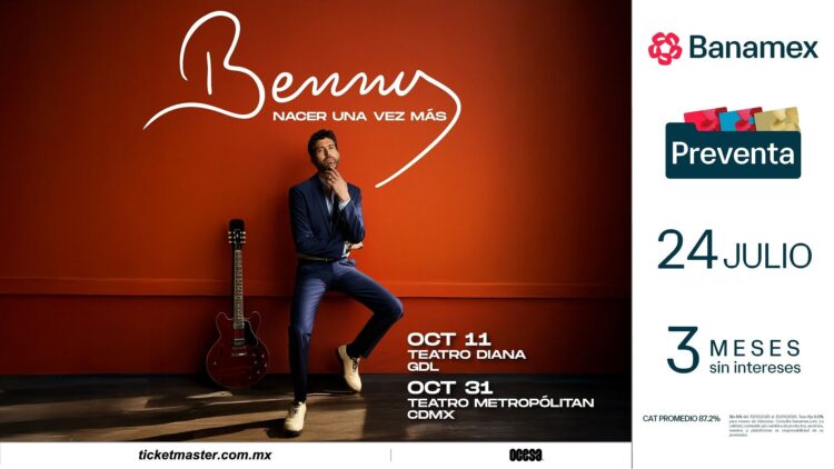 ¡BENNY IBARRA ANUNCIA SU GIRA NACER UNA VEZ MÁS!