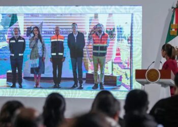 Sheinbaum da banderazo a tramo ferroviario Querétaro-Irapuato