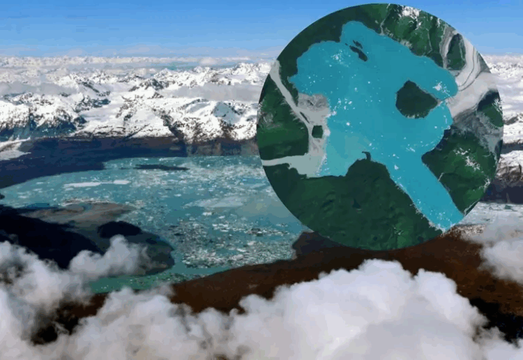 NASA descubre nueva isla en Alaska debido al deshielo de los glaciares
