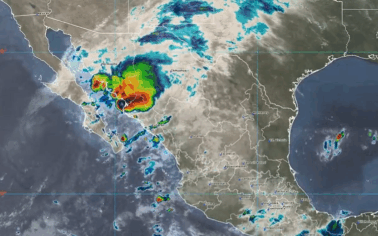 En las próximas horas ‘Lorena’ se disipará frente a costas de BCS