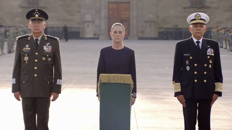 Sheinbaum encabeza ceremonia en memoria de víctimas de los sismos de 1985 y 2017