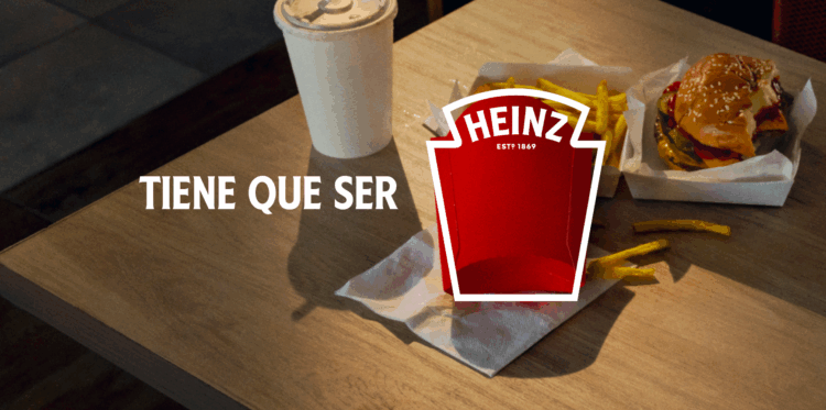 HEINZ revela la similitud entre las cajas de papas fritas y su icónico logotipo Keystone