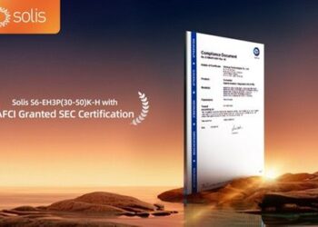 SOLIS INVERTERS OBTIENE CERTIFICACIÓN DE DETECCIÓN DE FALLAS DE ARCO ELEVANDO LOS ESTÁNDARES DE SEGURIDAD EN SISTEMAS FOTOVOLTAICOS