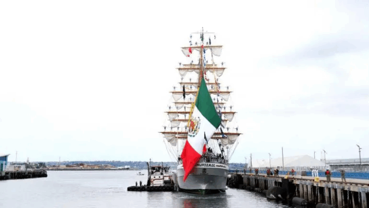 Buque Escuela Cuauhtémoc reanuda operaciones tras choque en Brooklyn