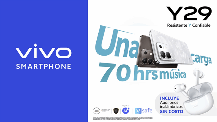 Más resistente Y confiable: vivo Y29 ya está disponible en México