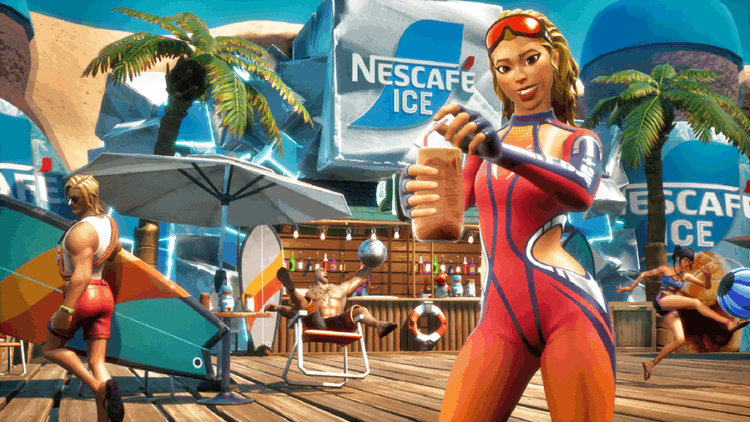 NESCAFÉ® ICE ha creado el universo digital +FRESH  dentro de Fortnite, de la mano de GGTech Studios