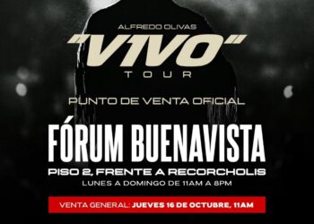 Hoy jueves 16 de octubre arranca la venta de boletos en CDMX de Alfredo Olivas