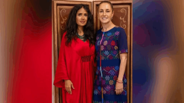 Claudia Sheinbaum revela cómo conoció a Salma Hayek: “Qué mujer tan extraordinaria”