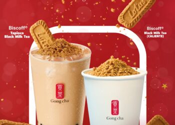 Lotus Biscoff® y Gong cha se unen para presentar las bebidas navideñas más irresistibles de la temporada