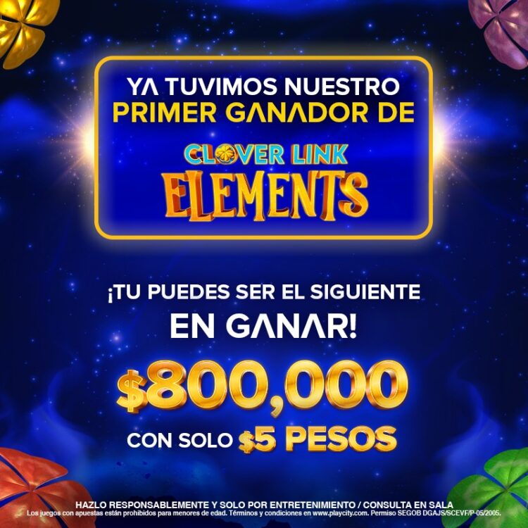 ¡PlayCity Casino ya tiene a su primer gran ganador de Clover Link!