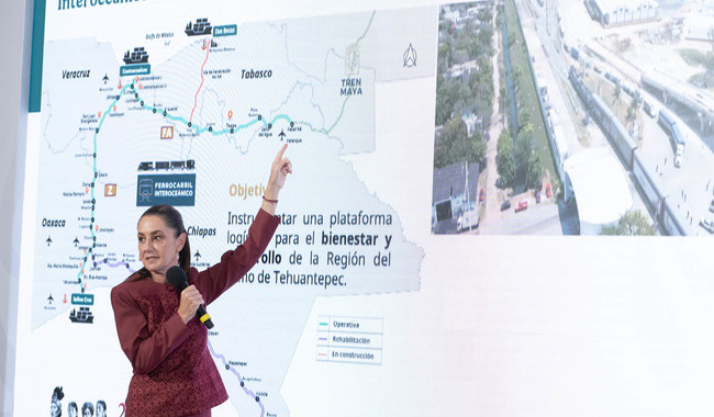 Es muy importante para el desarrollo, la gente está contenta: Presidenta sobre inauguración del tramo 1 de la Línea K del Tren Interoceánico