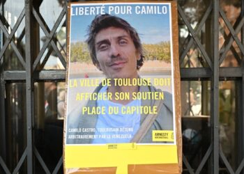 Liberan en Venezuela a ciudadano francés Camilo Castro tras cuatro meses detenido